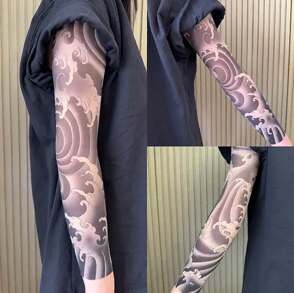 Tattoo Sleeve Arm Cover for Concealment and Sun Protection | Breathable cooling fabric | Seamless lightweight fit | Reusable and easy care | Visible ink hiding