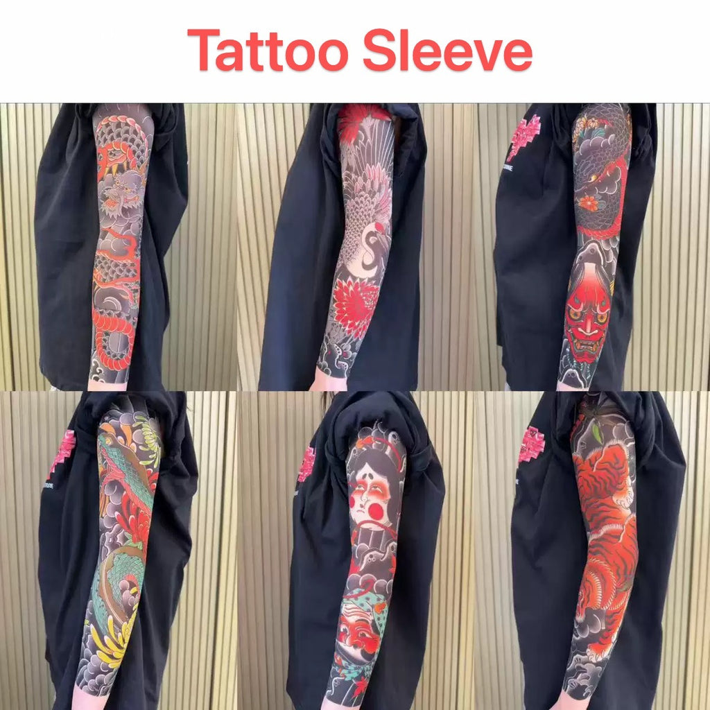 Tattoo Sleeve Arm Cover for Concealment and Sun Protection | Breathable cooling fabric | Seamless lightweight fit | Reusable and easy care | Visible ink hiding