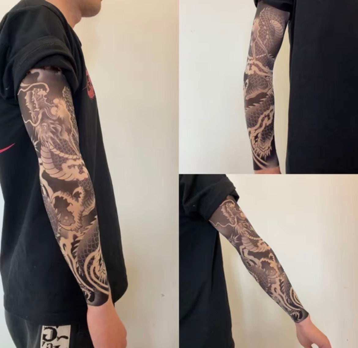 Tattoo Sleeve Arm Cover for Concealment and Sun Protection | Breathable cooling fabric | Seamless lightweight fit | Reusable and easy care | Visible ink hiding