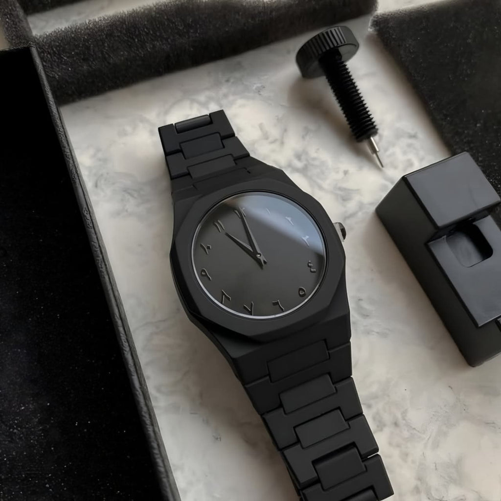 Montre Carbone Noire