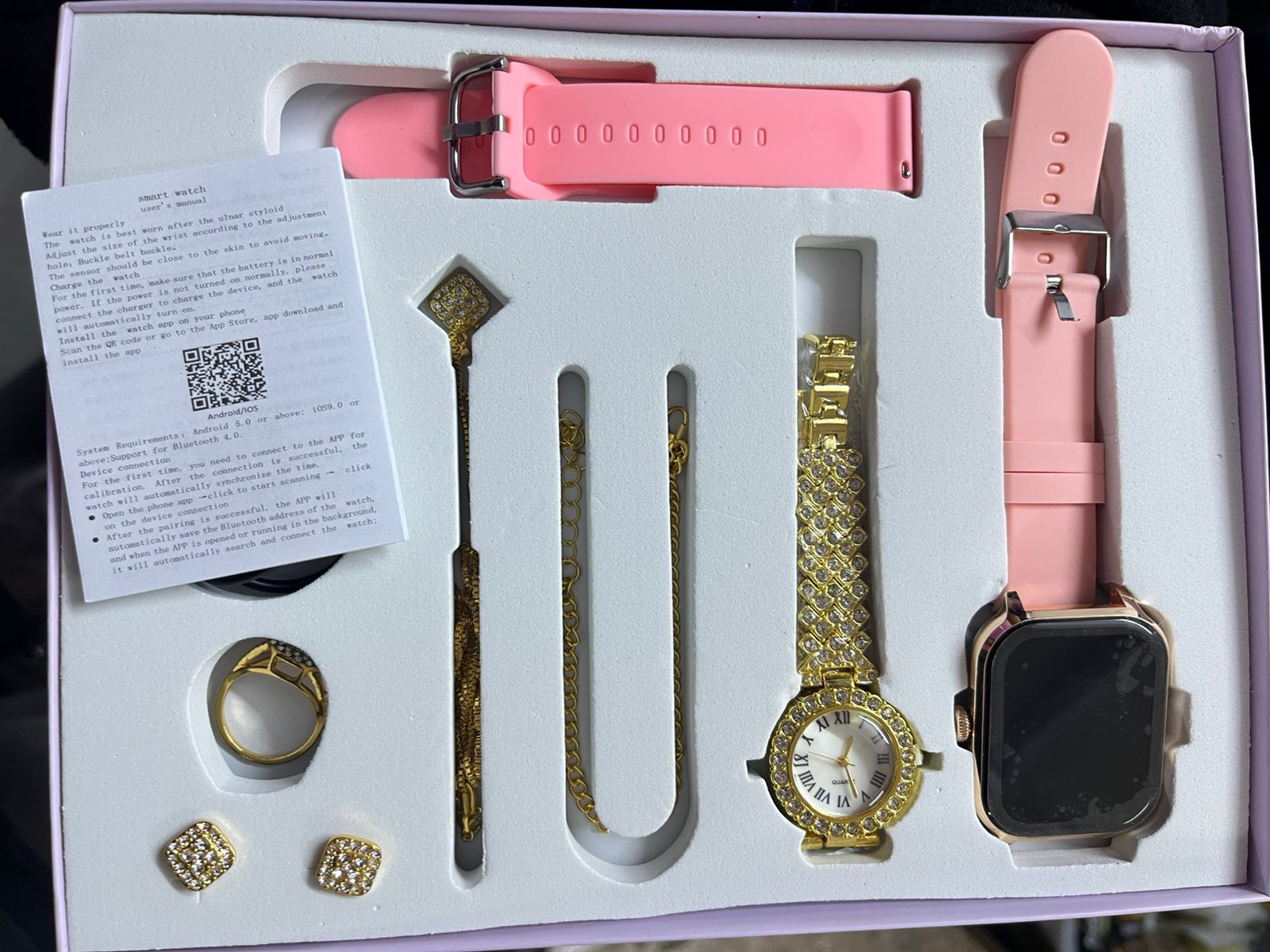 Montre A58 Plus — Coffret 8 en 1