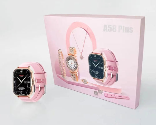 Montre A58 Plus — Coffret 8 en 1