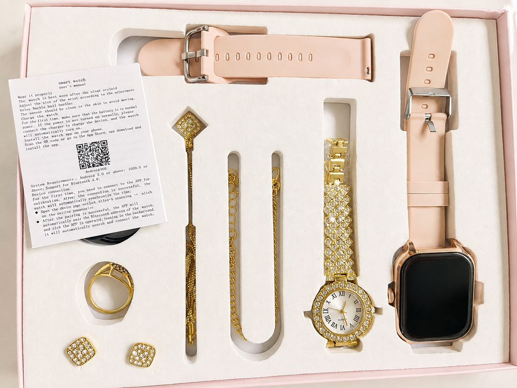Montre A58 Plus — Coffret 8 en 1